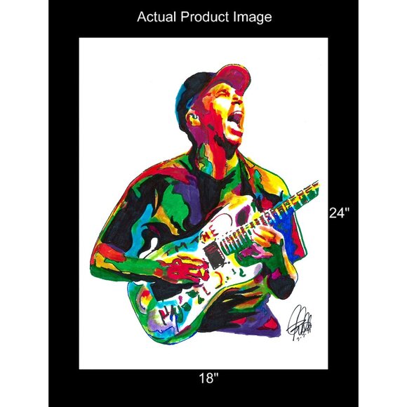 Tom Morello Rage Against the Machine RATM Rock Music Poster Print Wall Art 18x24 - Picture 2 of 5